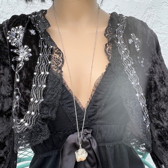 DRUZY GEODE NECKLACE - Picture 8 of 8